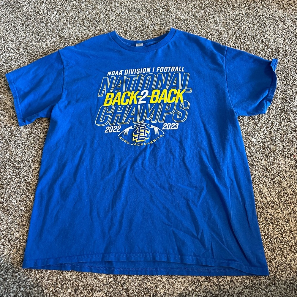 Blue NCAA Division I Football T-Shirt